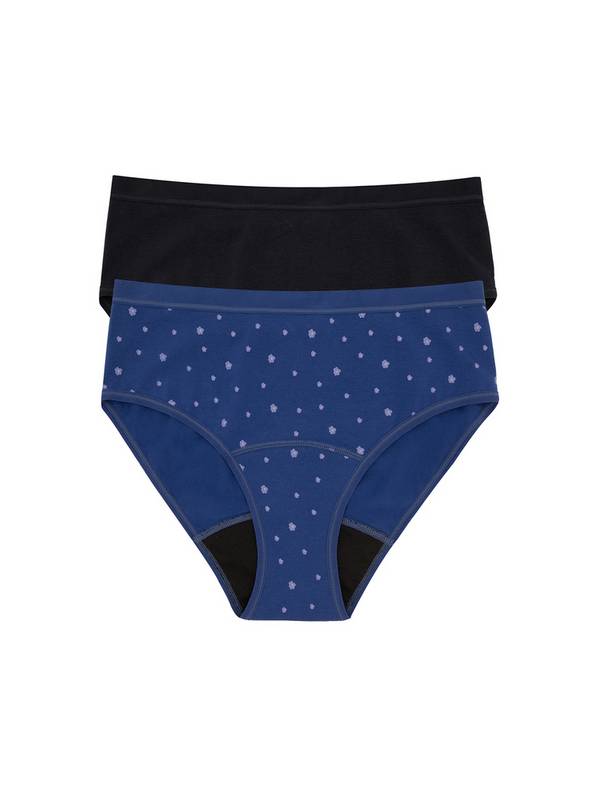 LOVE LUNA Love Luna 2 Pack Cotton Period Bikini Brief 18-20